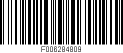 Código de barras (EAN, GTIN, SKU, ISBN): 'F006284809'