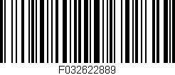 Código de barras (EAN, GTIN, SKU, ISBN): 'F032622889'
