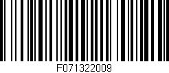 Código de barras (EAN, GTIN, SKU, ISBN): 'F071322009'