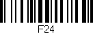 Código de barras (EAN, GTIN, SKU, ISBN): 'F24'