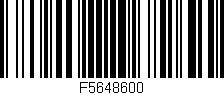 Código de barras (EAN, GTIN, SKU, ISBN): 'F5648600'