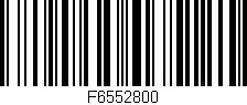 Código de barras (EAN, GTIN, SKU, ISBN): 'F6552800'