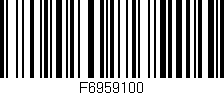 Código de barras (EAN, GTIN, SKU, ISBN): 'F6959100'