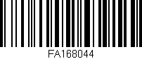 Código de barras (EAN, GTIN, SKU, ISBN): 'FA168044'