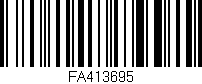 Código de barras (EAN, GTIN, SKU, ISBN): 'FA413695'