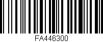 Código de barras (EAN, GTIN, SKU, ISBN): 'FA446300'
