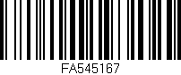 Código de barras (EAN, GTIN, SKU, ISBN): 'FA545167'