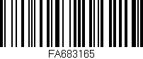 Código de barras (EAN, GTIN, SKU, ISBN): 'FA683165'