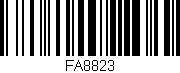Código de barras (EAN, GTIN, SKU, ISBN): 'FA8823'
