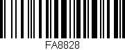 Código de barras (EAN, GTIN, SKU, ISBN): 'FA8828'