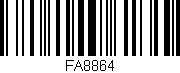 Código de barras (EAN, GTIN, SKU, ISBN): 'FA8864'