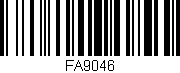 Código de barras (EAN, GTIN, SKU, ISBN): 'FA9046'