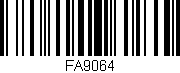 Código de barras (EAN, GTIN, SKU, ISBN): 'FA9064'