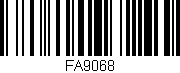Código de barras (EAN, GTIN, SKU, ISBN): 'FA9068'