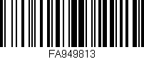 Código de barras (EAN, GTIN, SKU, ISBN): 'FA949813'