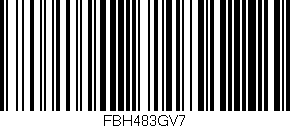 Código de barras (EAN, GTIN, SKU, ISBN): 'FBH483GV7'