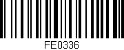 Código de barras (EAN, GTIN, SKU, ISBN): 'FE0336'