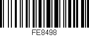 Código de barras (EAN, GTIN, SKU, ISBN): 'FE8498'