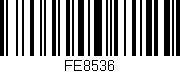 Código de barras (EAN, GTIN, SKU, ISBN): 'FE8536'
