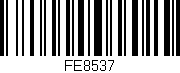 Código de barras (EAN, GTIN, SKU, ISBN): 'FE8537'