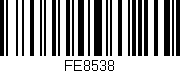 Código de barras (EAN, GTIN, SKU, ISBN): 'FE8538'