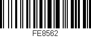 Código de barras (EAN, GTIN, SKU, ISBN): 'FE8562'