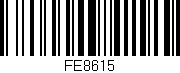 Código de barras (EAN, GTIN, SKU, ISBN): 'FE8615'