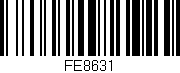 Código de barras (EAN, GTIN, SKU, ISBN): 'FE8631'