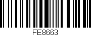 Código de barras (EAN, GTIN, SKU, ISBN): 'FE8663'