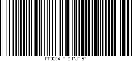 Código de barras (EAN, GTIN, SKU, ISBN): 'FF0284/F/S-PJP-57'