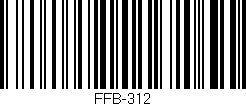 Código de barras (EAN, GTIN, SKU, ISBN): 'FFB-312'