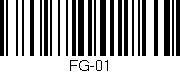 Código de barras (EAN, GTIN, SKU, ISBN): 'FG-01'