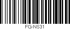Código de barras (EAN, GTIN, SKU, ISBN): 'FG-NS31'
