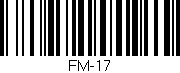 Código de barras (EAN, GTIN, SKU, ISBN): 'FM-17'