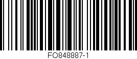 Código de barras (EAN, GTIN, SKU, ISBN): 'FO848887-1'