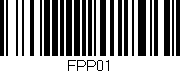 Código de barras (EAN, GTIN, SKU, ISBN): 'FPP01'