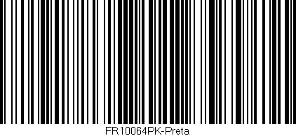 Código de barras (EAN, GTIN, SKU, ISBN): 'FR10064PK-Preta'