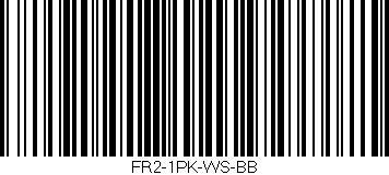 Código de barras (EAN, GTIN, SKU, ISBN): 'FR2-1PK-WS-BB'