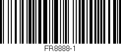 Código de barras (EAN, GTIN, SKU, ISBN): 'FR8888-1'