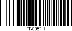 Código de barras (EAN, GTIN, SKU, ISBN): 'FR8957-1'