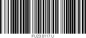 Código de barras (EAN, GTIN, SKU, ISBN): 'FU23.0117.U'