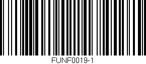 Código de barras (EAN, GTIN, SKU, ISBN): 'FUNF0019-1'