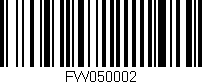 Código de barras (EAN, GTIN, SKU, ISBN): 'FW050002'