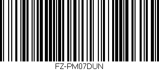Código de barras (EAN, GTIN, SKU, ISBN): 'FZ-PM07DUN'