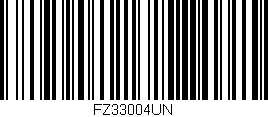 Código de barras (EAN, GTIN, SKU, ISBN): 'FZ33004UN'
