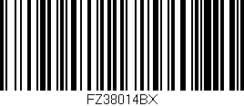 Código de barras (EAN, GTIN, SKU, ISBN): 'FZ38014BX'