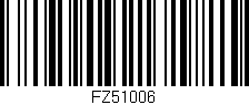 Código de barras (EAN, GTIN, SKU, ISBN): 'FZ51006'