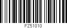 Código de barras (EAN, GTIN, SKU, ISBN): 'FZ51010'