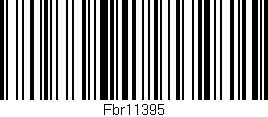 Código de barras (EAN, GTIN, SKU, ISBN): 'Fbr11395'