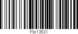 Código de barras (EAN, GTIN, SKU, ISBN): 'Fbr13531'